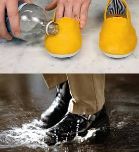 Эффективная защита обуви от воды
