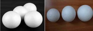 Если вы не желаете тратить время на создание шара, то можно приобрести обычный шарик из пенопласта