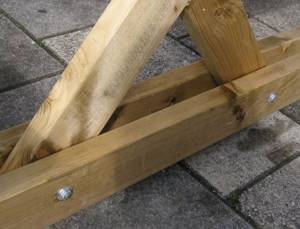 Как сделать деревянный стол и скамейки для дачи (с чертежами)