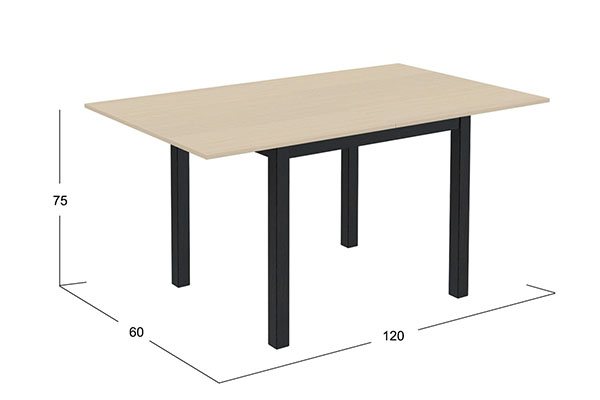 модель стола из дерева