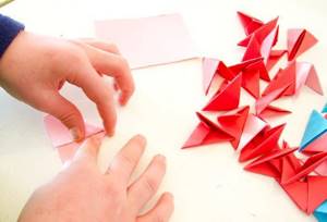 Модульная звезда оригами-сделайте модули