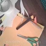 Осенние деревья из фоамирана и бумаги