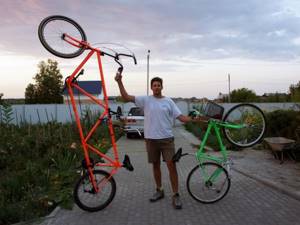 Всего у Мирослава в Разумном четыре велосипеда, ещё два – в Санкт-Петербурге.
